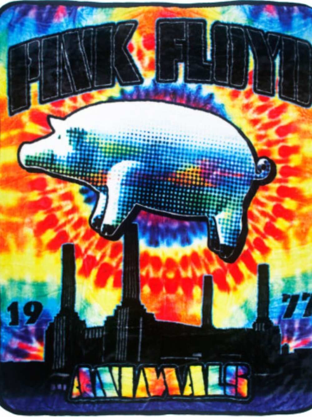 Pink Floyd Animals Blanket ~ 50" x 60" ~ Officially Licensed ~ Brand New!